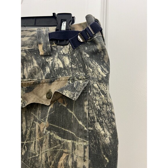 Vintage No Trace Mossy Oak Camo Cargo Pants Men’s Size XL Adjustable Waist 42x33 - Picture 7 of 8